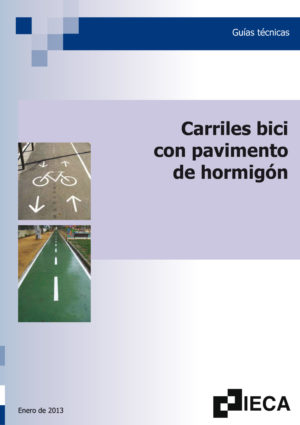 Carriles bici con pavimentos de hormigón